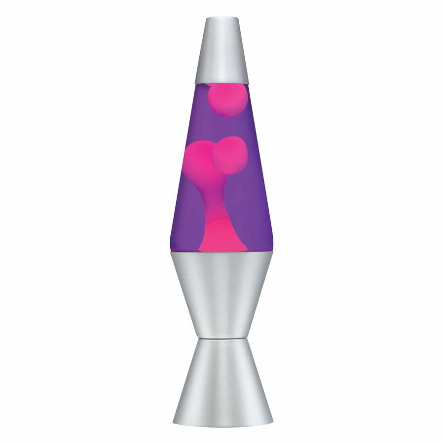 14.5” LAMP – PINK/PURPLE/SILVER A1